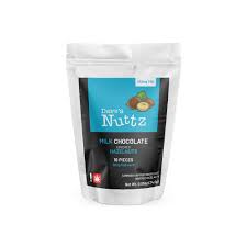 Photograph of product: Dave's Nuttz Ruby Chocolate Hazelnuts