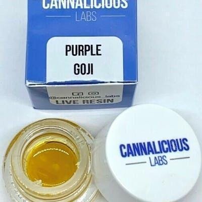 Photograph of product: Cannalicious Live Resin - Purple Goji