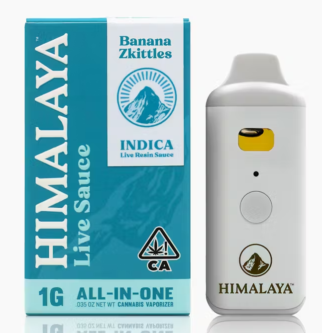 Photograph of product: BANANA ZKITTLEZ - 1000 MG