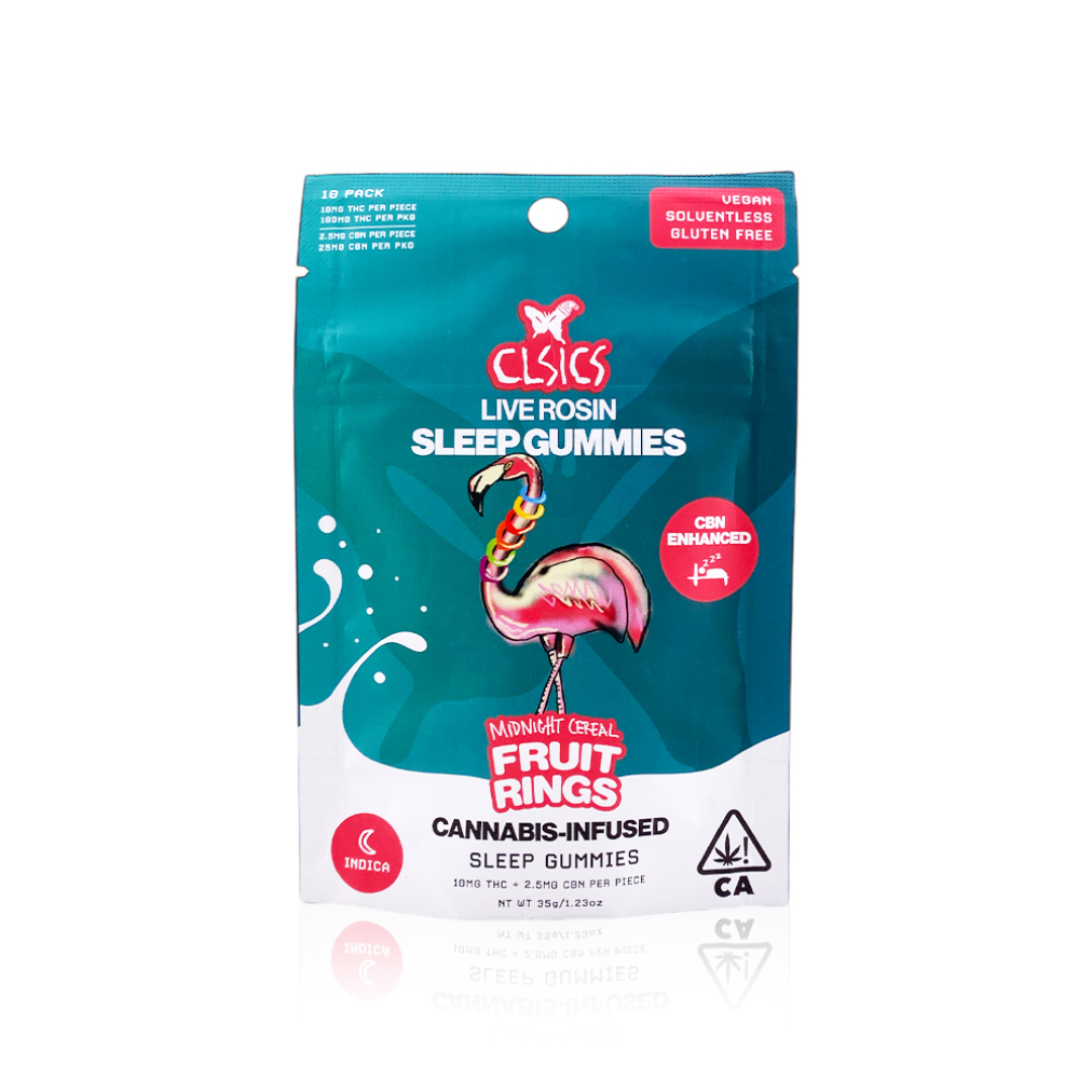Photograph of product: CLSICS - Fruit Rings (CBN) Live Rosin Edible 100mg