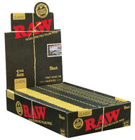 Photograph of product: Raw Classic Black 1 1/4 Paper