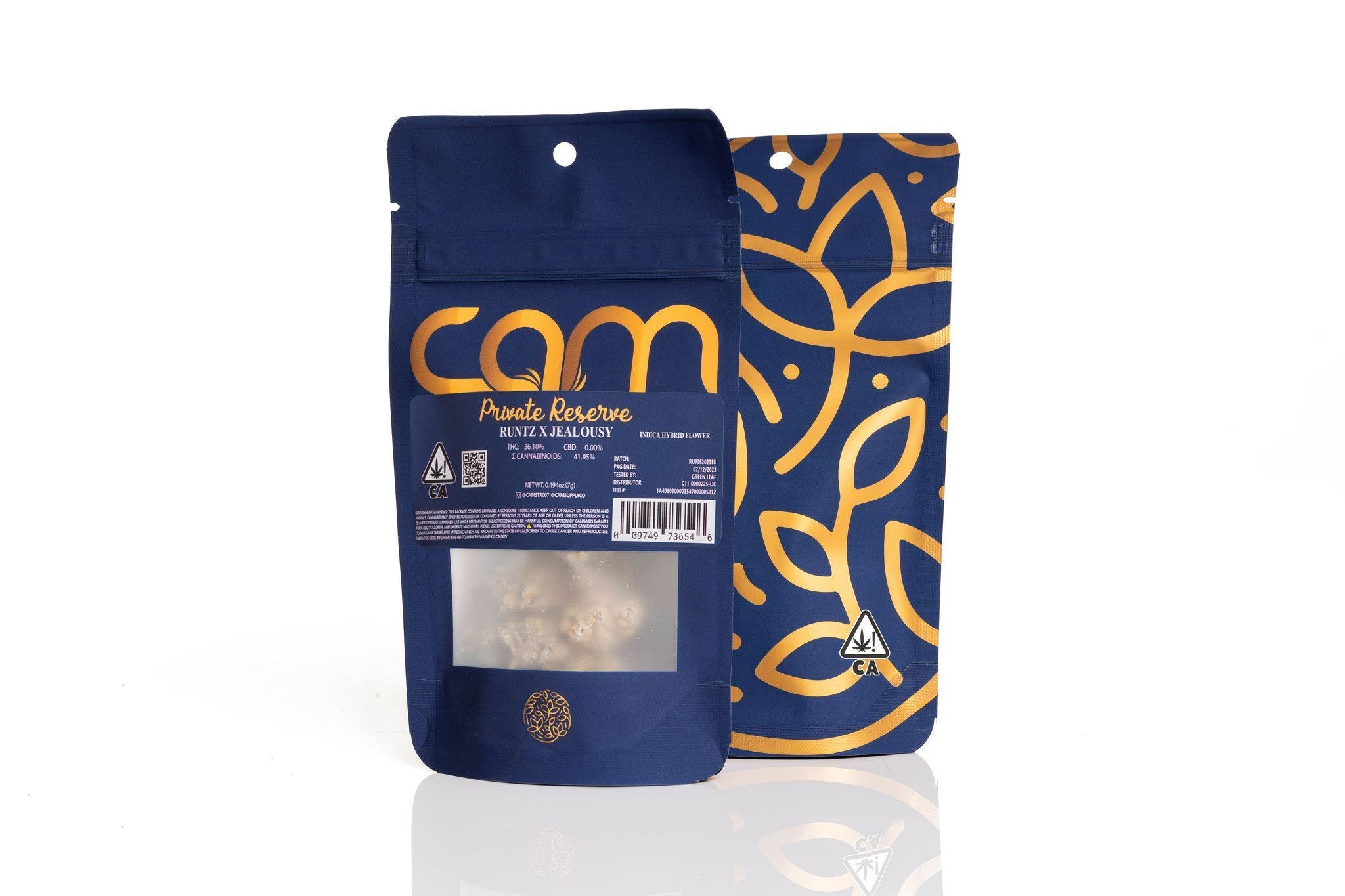 Photograph of product: CAM | Scotties Cake 1/2oz Flower - 14g