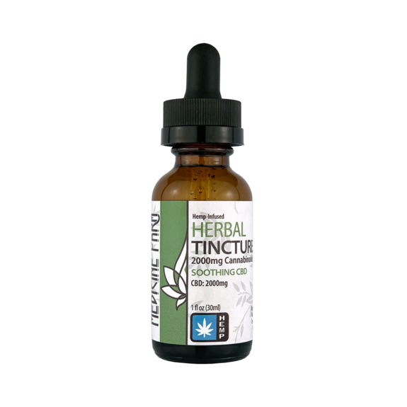 Photograph of product: Herbal Tincture - 1000mg CBD HEMP *No Tax* - 0.5 oz Tincture - Medicine Farm Botanicals