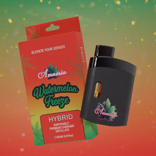 Photograph of product: AMNESIA | WATERMELON FREEZE - DISPOSABLE Oui'd
