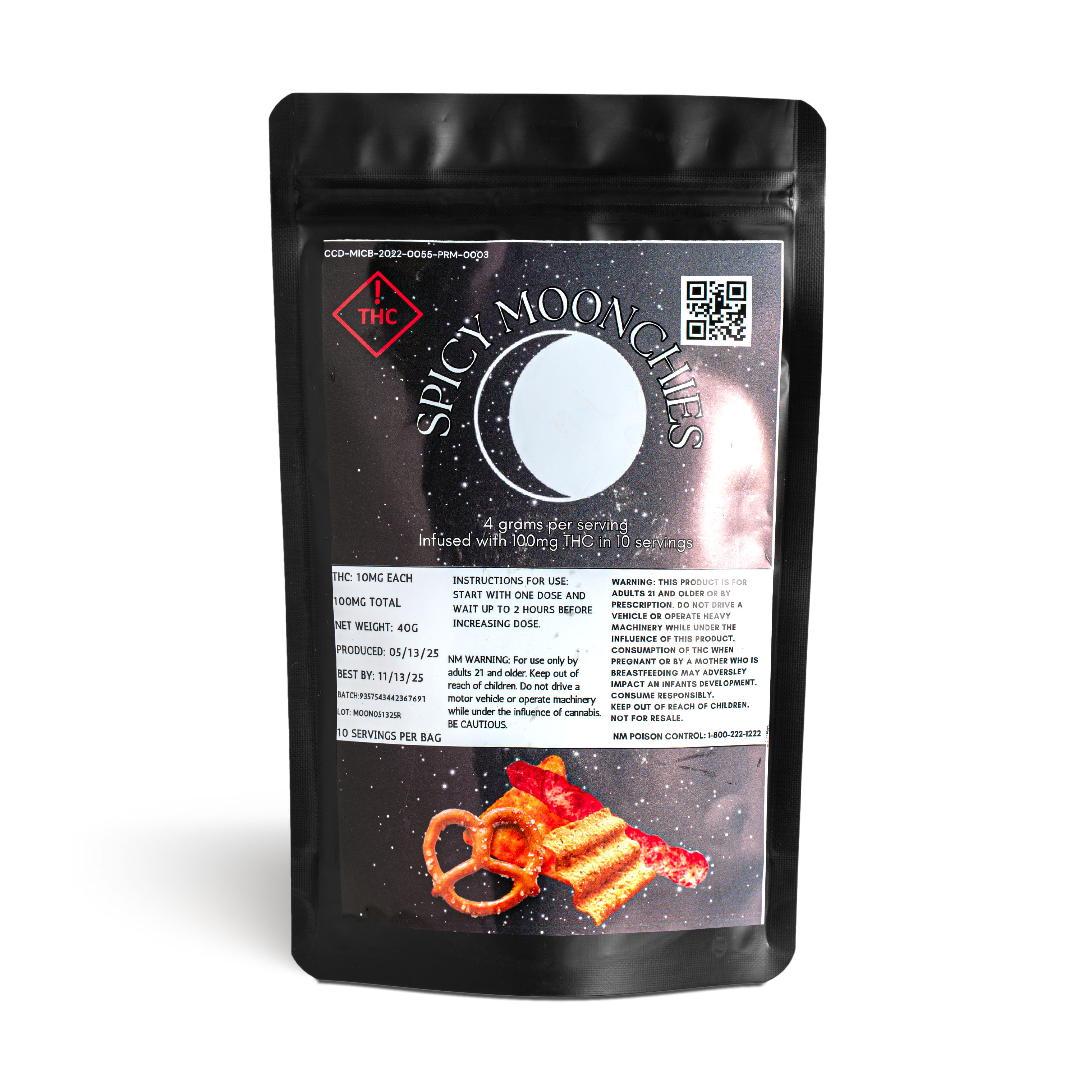 Photograph of product: Spicy Moonchies - 100mg
