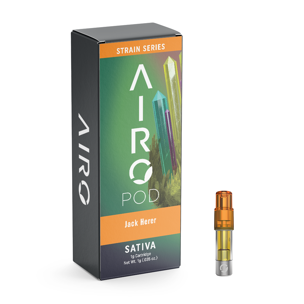 Photograph of product: AiroPod - Strain Cartridge Distillate - Jack Herer (S) (0.9g)