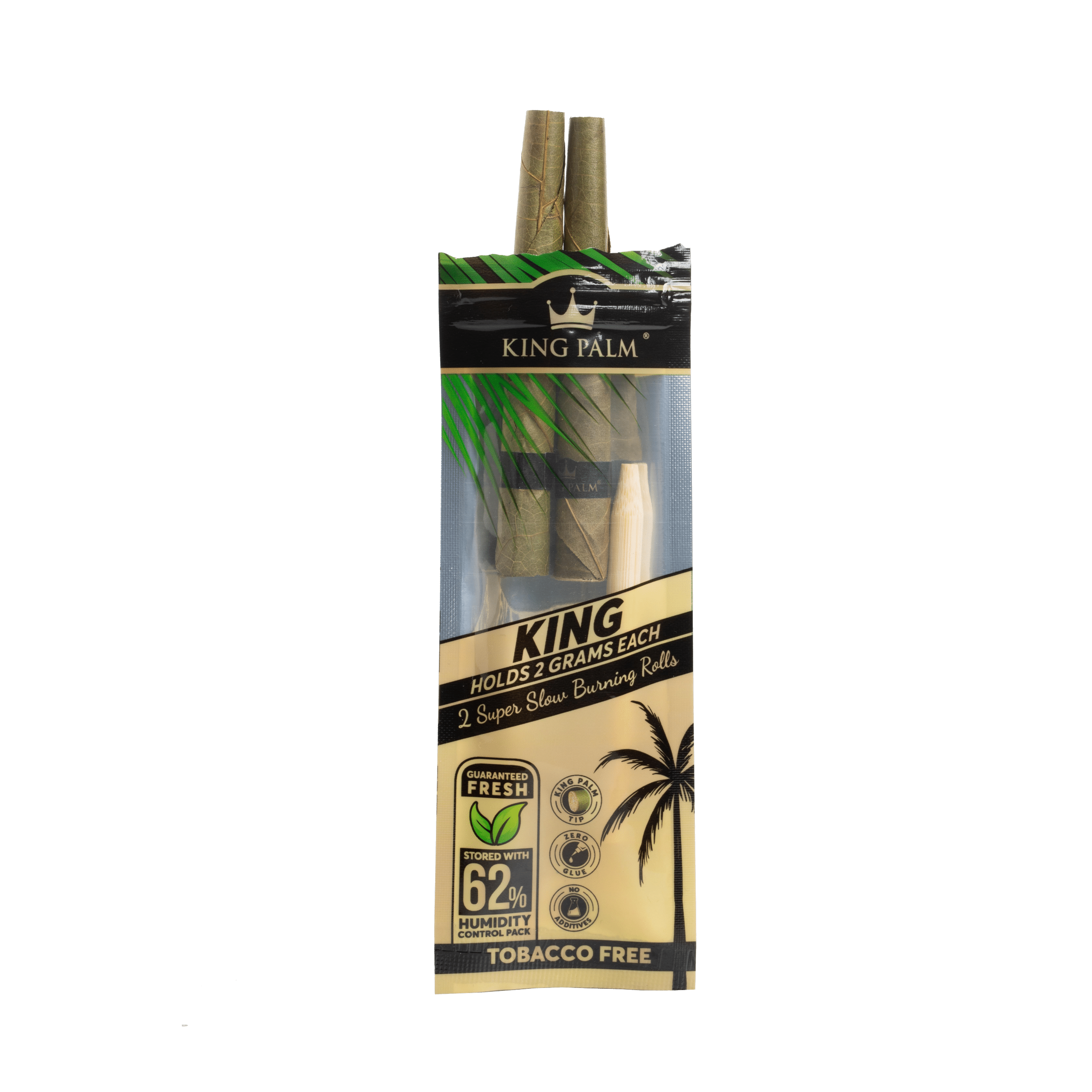 Photograph of product: King Palm - KING SUPER SLOW BURNING WRAPS 2PK - Paraphernalia