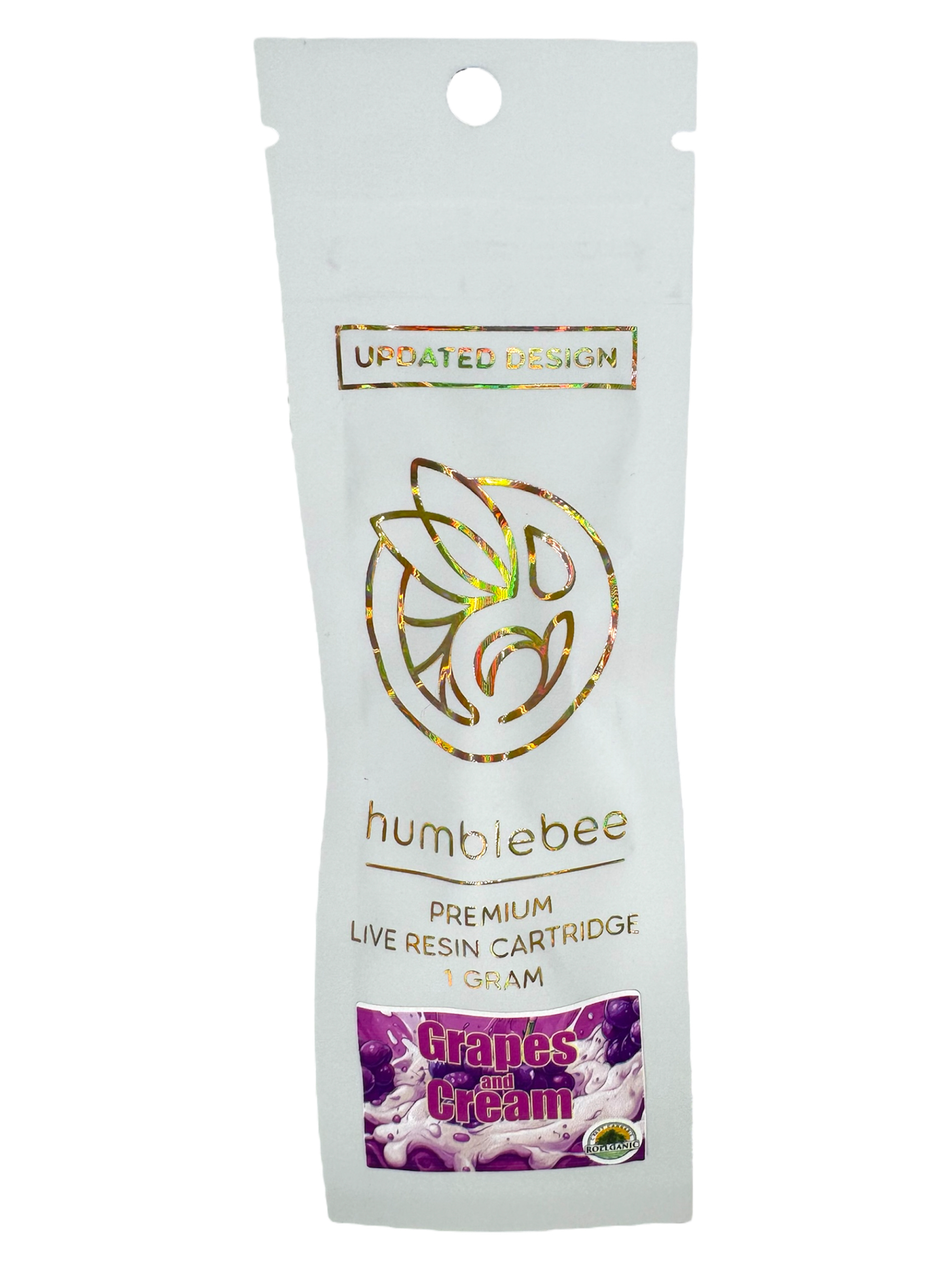 Photograph of product: Grapes And Cream Live Resin Cartridge