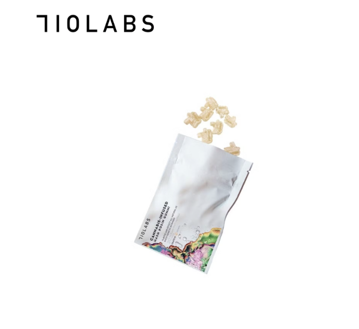 Photograph of product: PAPAYA 10MG HASH ROSIN GUMMI 10 PACK