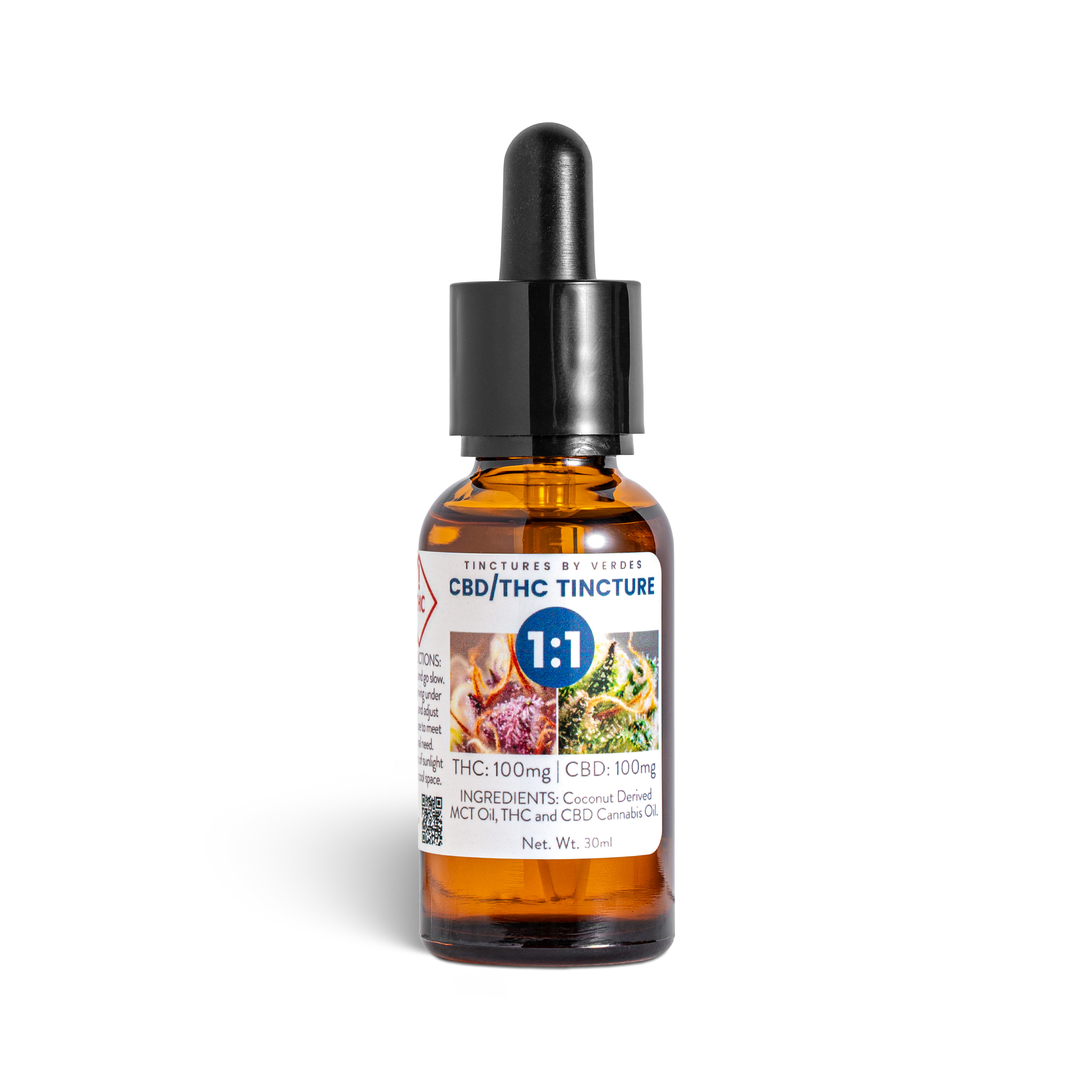 Photograph of product: 1:1 CBD Tincture - 100mg
