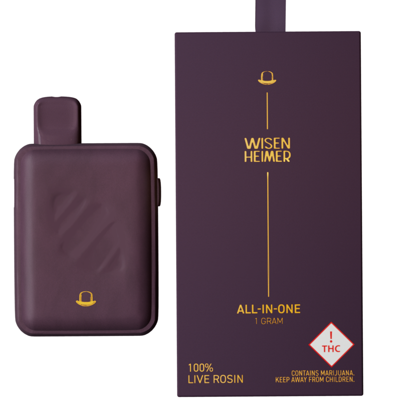 Photograph of product: Banana Punch (H) - Live Rosin All-in-One - Wisenheimer