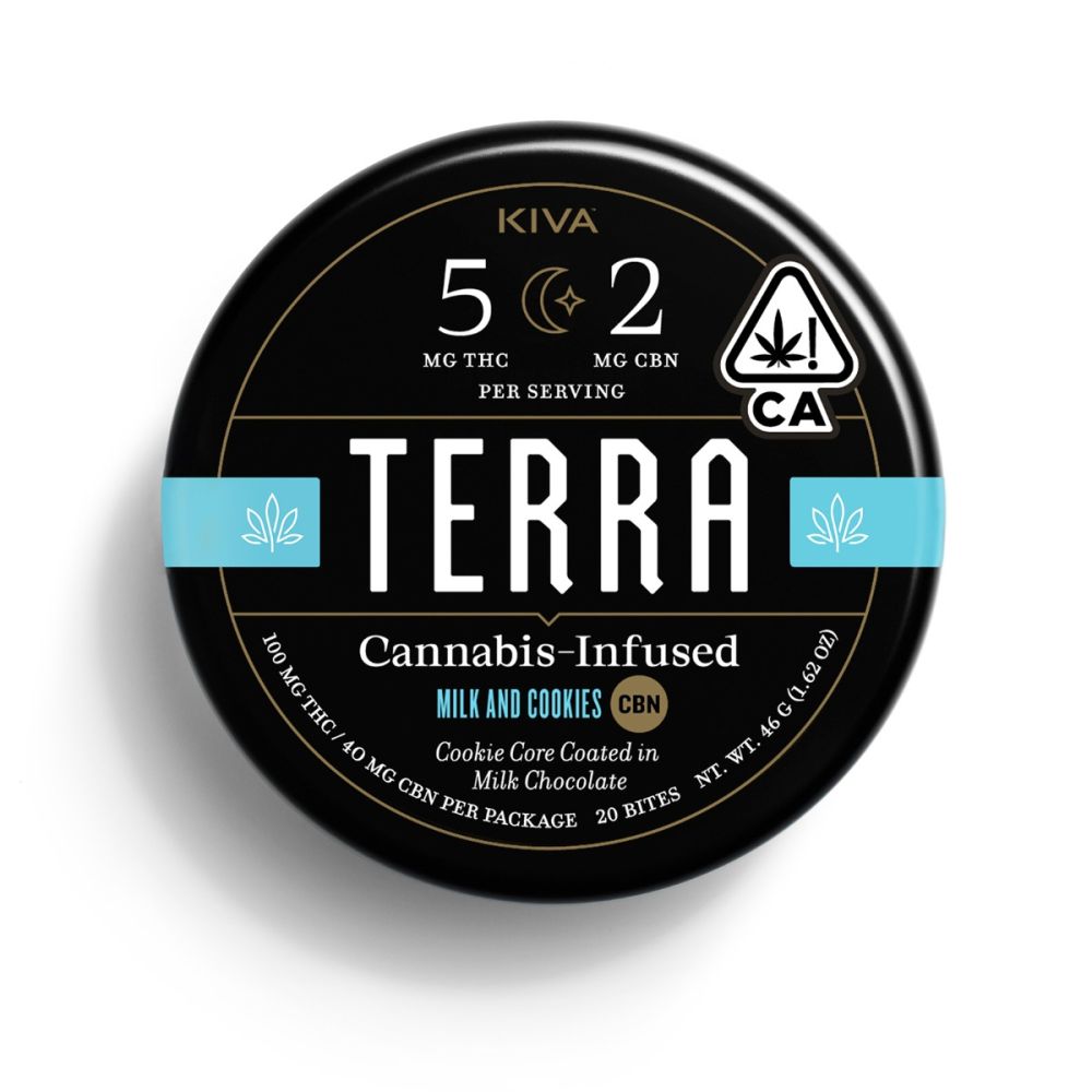 Photograph of product: Milk and Cookies CBN Terra Bites (100mg)