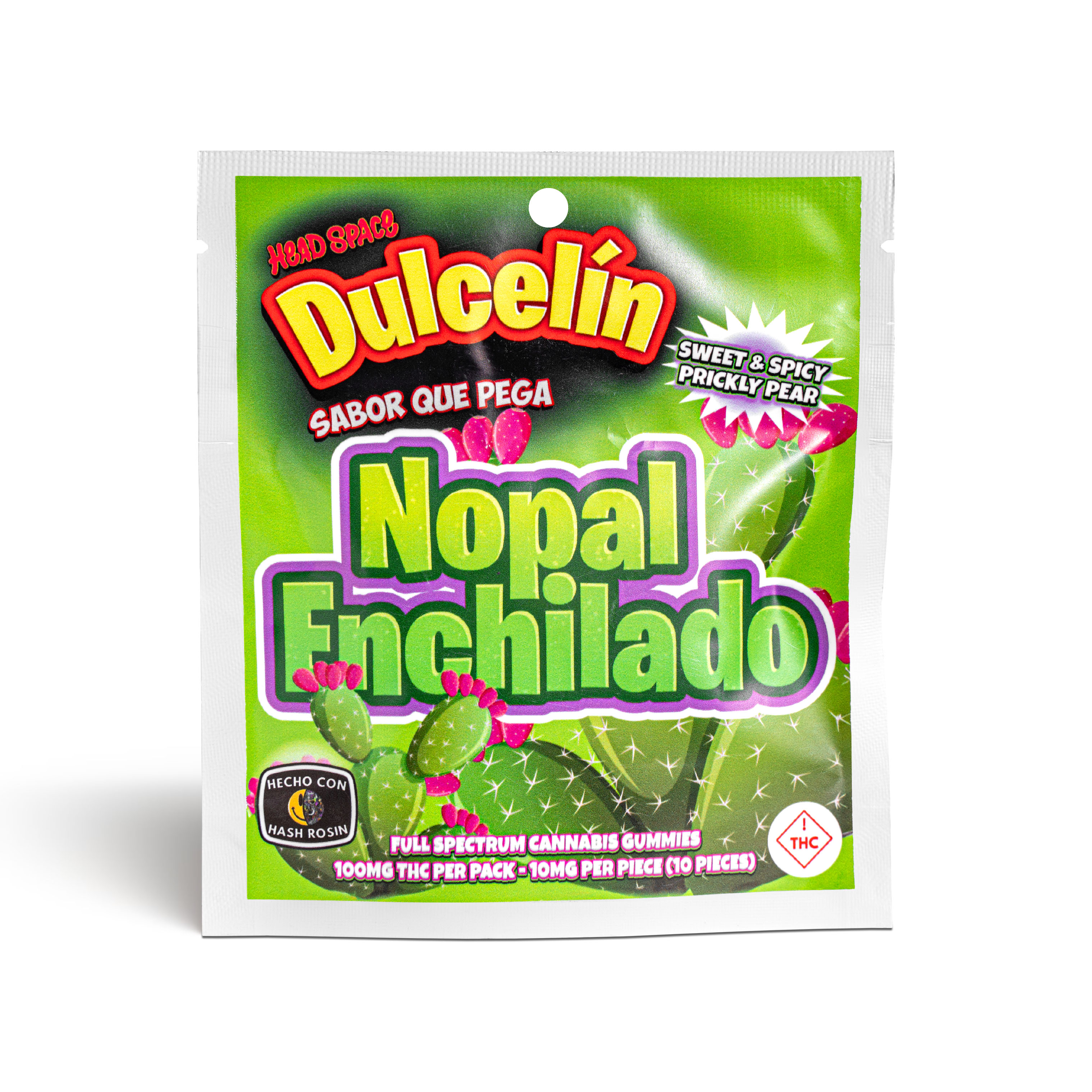 Photograph of product: Nopal Enchilado Dulcelin Gummies - 100mg