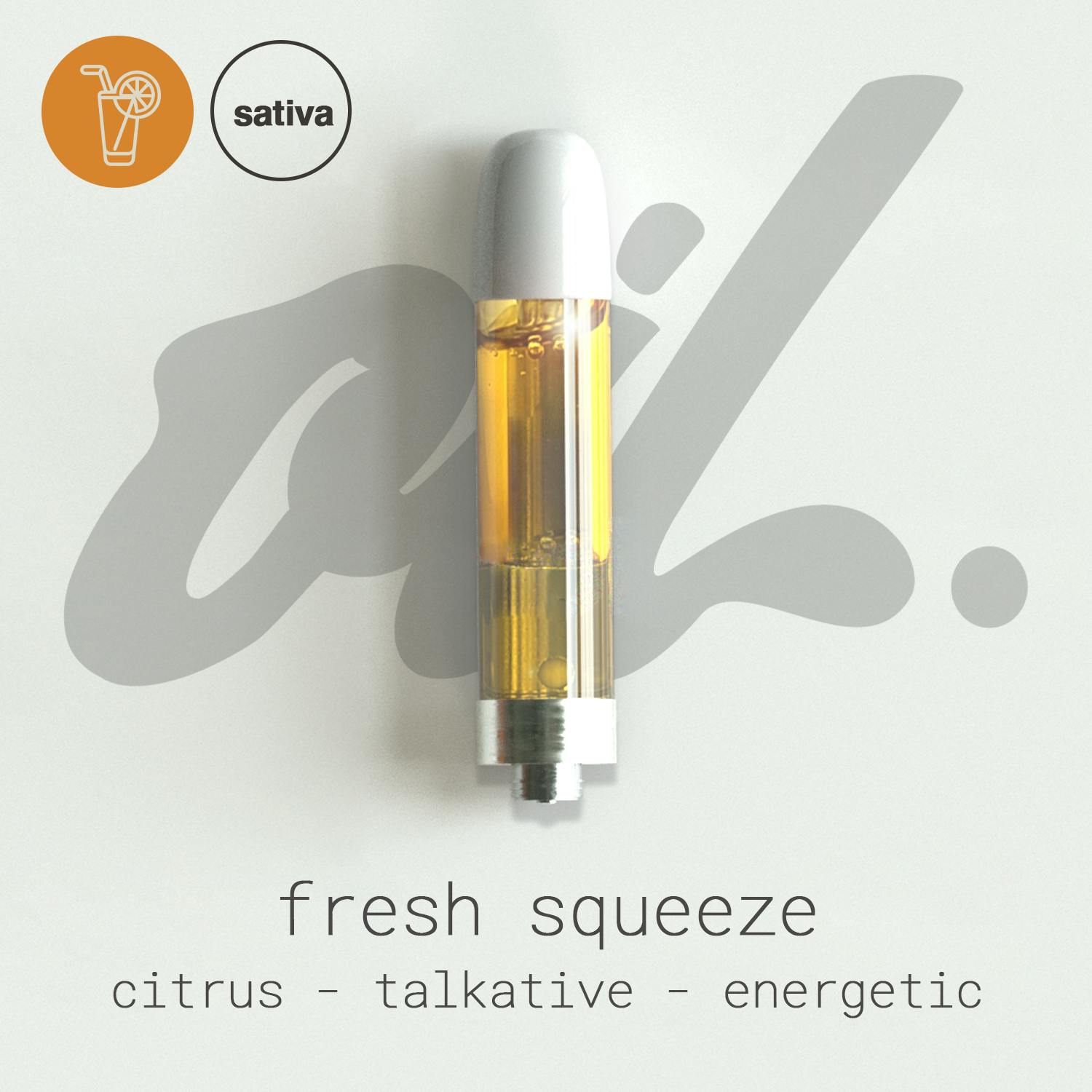 Photograph of product: Oil Cartridge (1000mg) - Fresh Squeeze