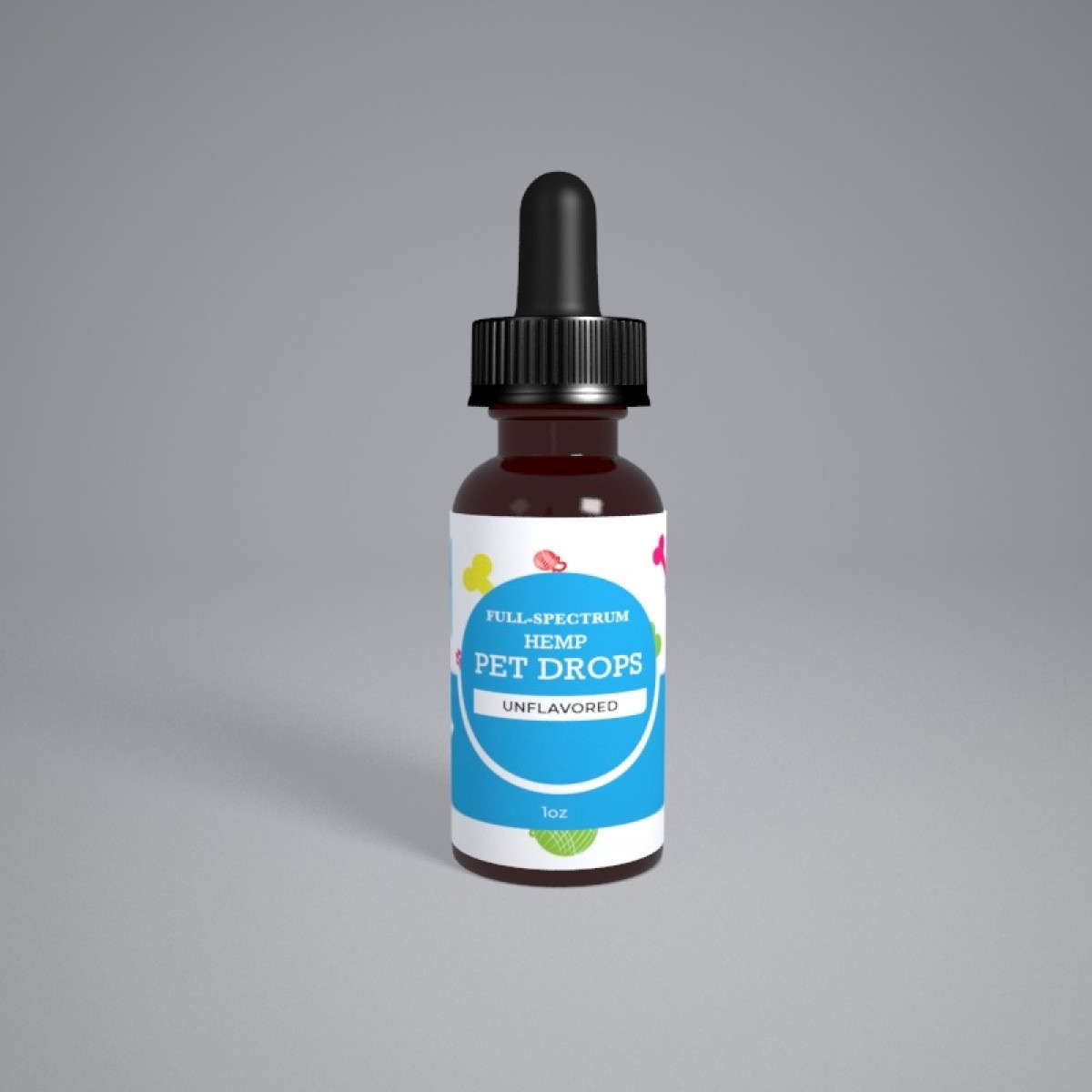 Photograph of product: Unflavored CBD Pet Drops 300mg