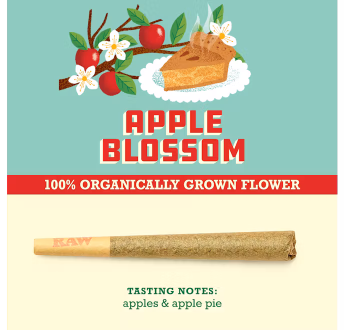 Photograph of product: 1g Apple Blossom Pre-Roll | TAX INCLUDED