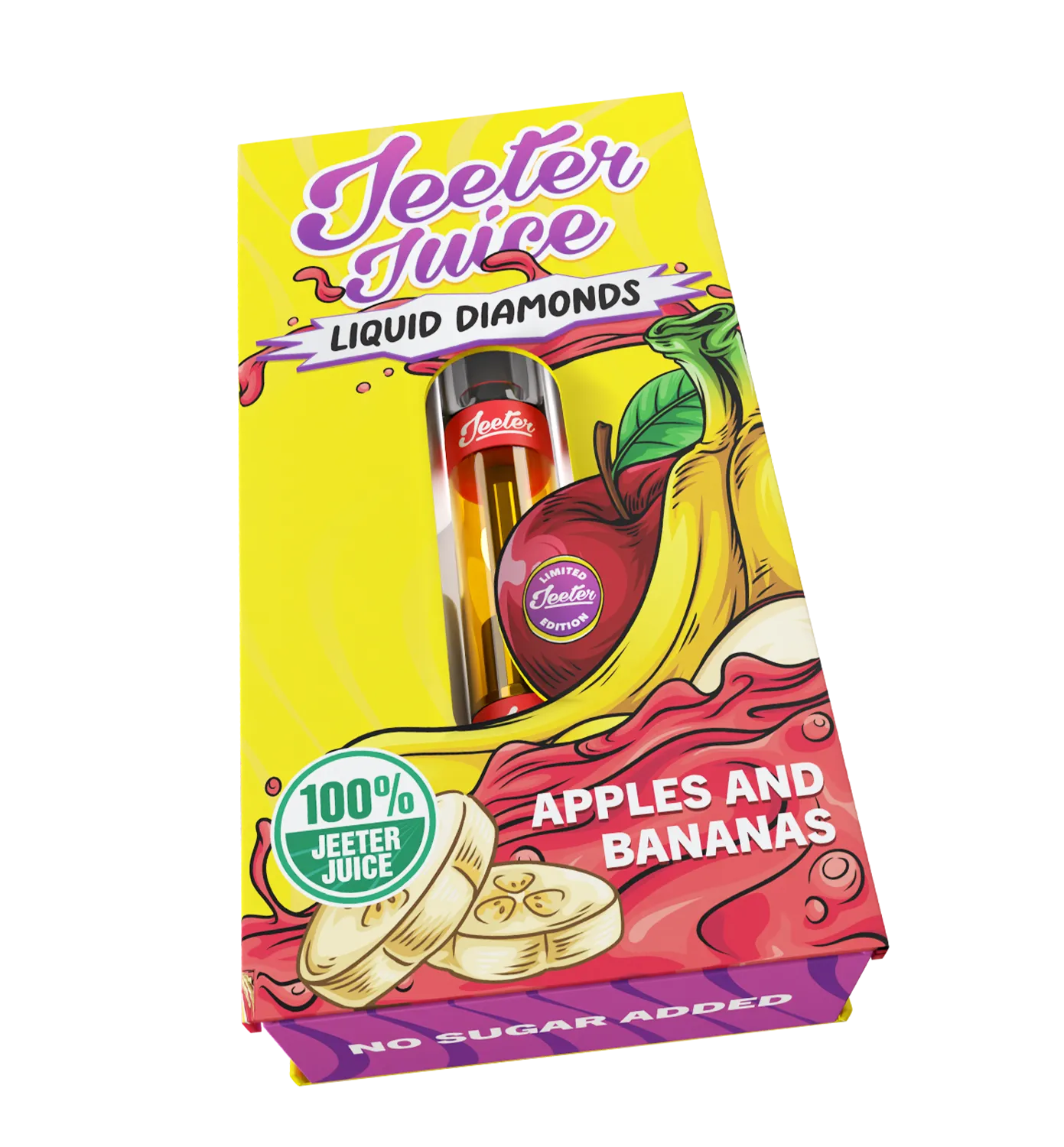 Photograph of product: Apples and Bananas | Liquid Diamonds Vape Cart | 1g