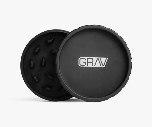 Photograph of product: GRAV Hemp Plastic Grinder 2-Piece $6