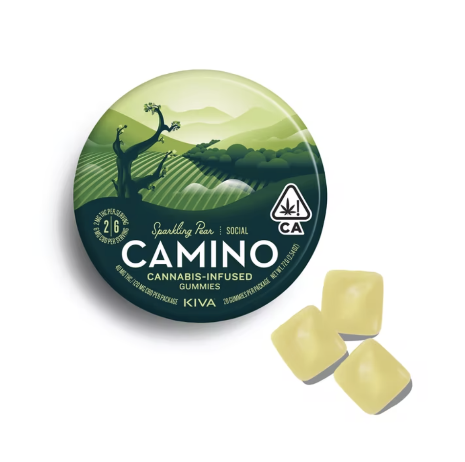 Photograph of product: Camino - Sparkling Pear 100mg Gummies