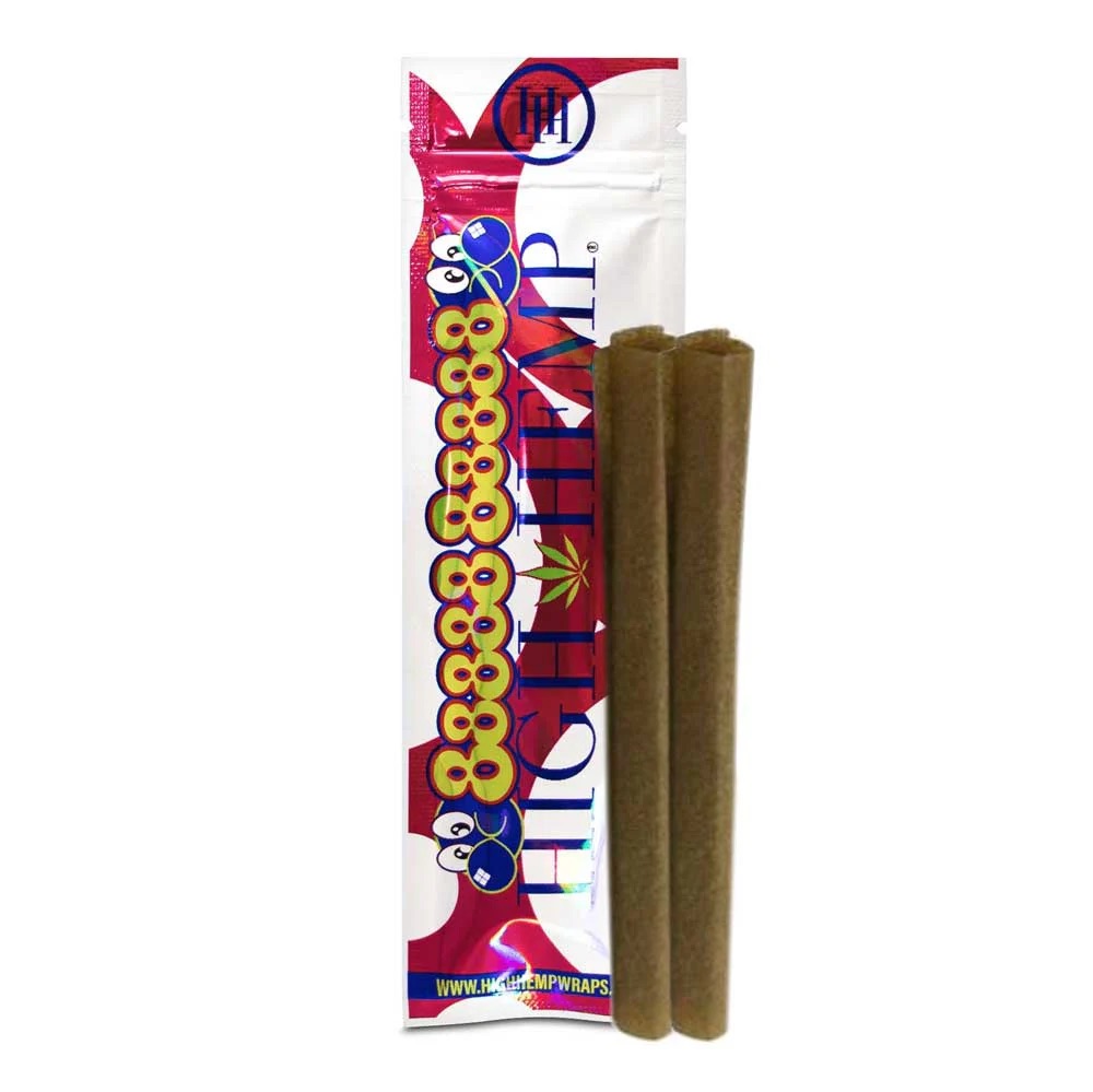 Photograph of product: High Hemp 2pk Hemp Wraps - Bubblegum 888