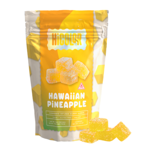 Photograph of product: Hawaiian Pineapple [TH-oui 5mg] Nano Gummies || HiColor