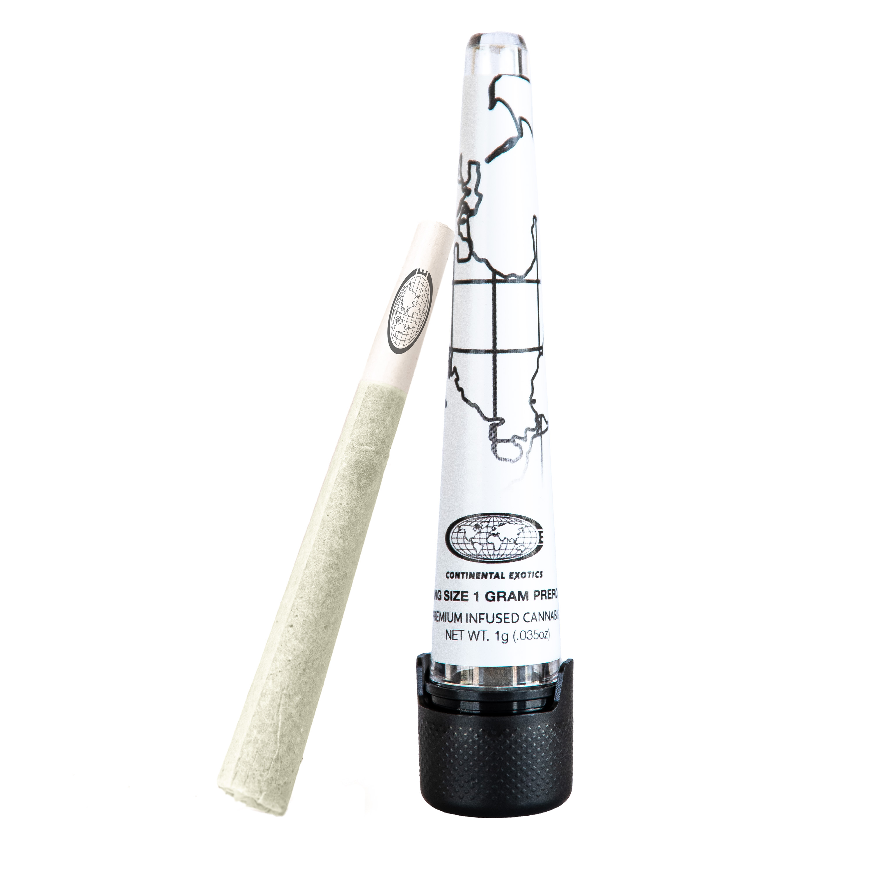 Photograph of product: Continental Exotics | Ice Cream Cake | au chocolat Infused Pre-Roll | 1g