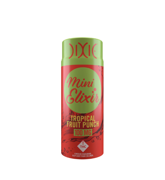 Photograph of product: Dixie | 100mg Mini Elixir | Tropical Fruit Punch