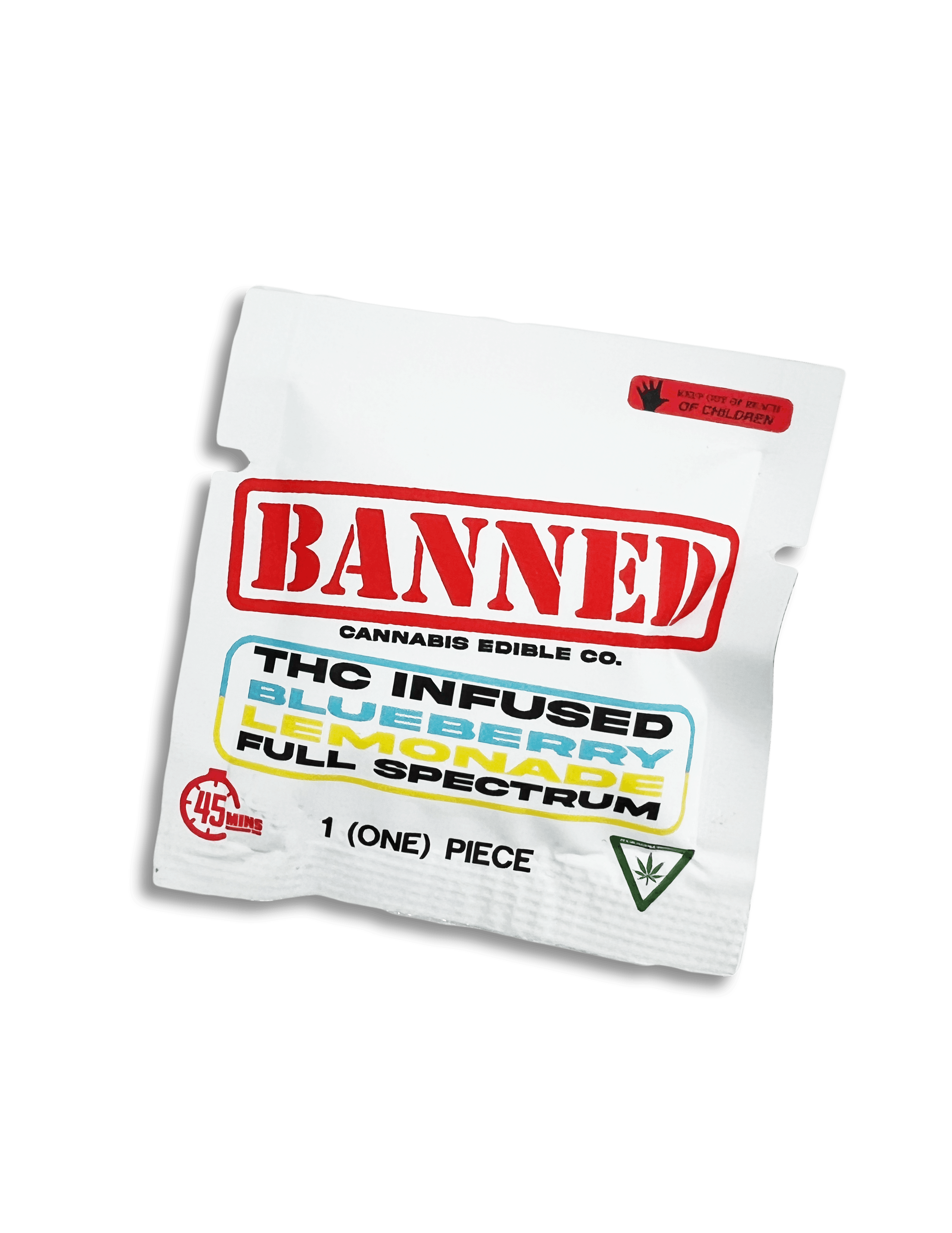 Photograph of product: Banned | Blueberry Lemonade | 200mg | Single Gummy