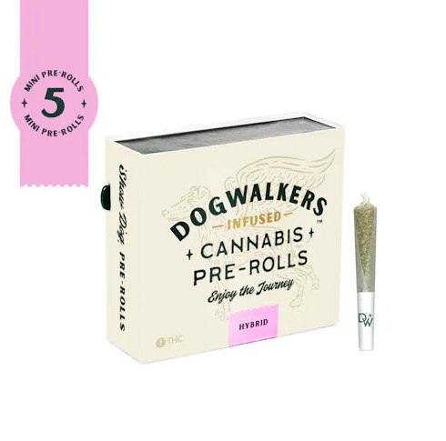 Photograph of product: OMG Crumble Infused 'Mini Show Dog' 5-PACK Pre-rolls | 2.25g