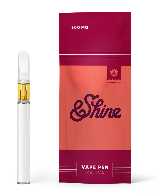 Photograph of product: &Shine | Super Lemon Haze | 0.5g Vape Pen