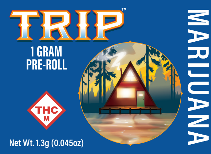 Photograph of product: TRIP - OREOZ I GRAM PRE ROILL
