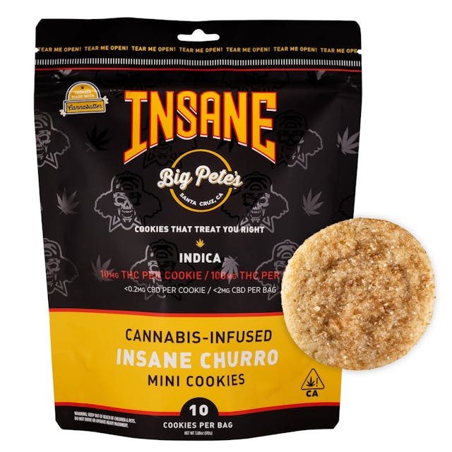 Photograph of product: Insane Churro | 100mg Cookies