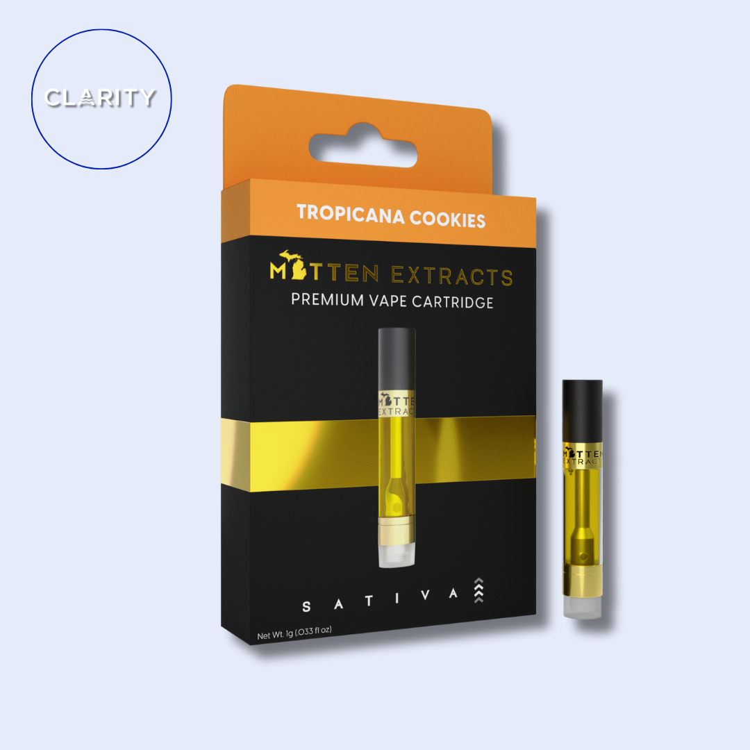 Photograph of product: Mitten Extracts Cartridge | Tropicana Cookies