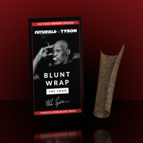 Photograph of product: Tyson 2.0 x Futurola The Toad-Terpene Infused Blunt Wraps