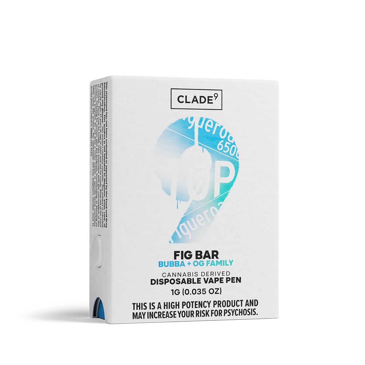 Photograph of product: Clade9 | Disposable Vape | Fig Bar | 1g