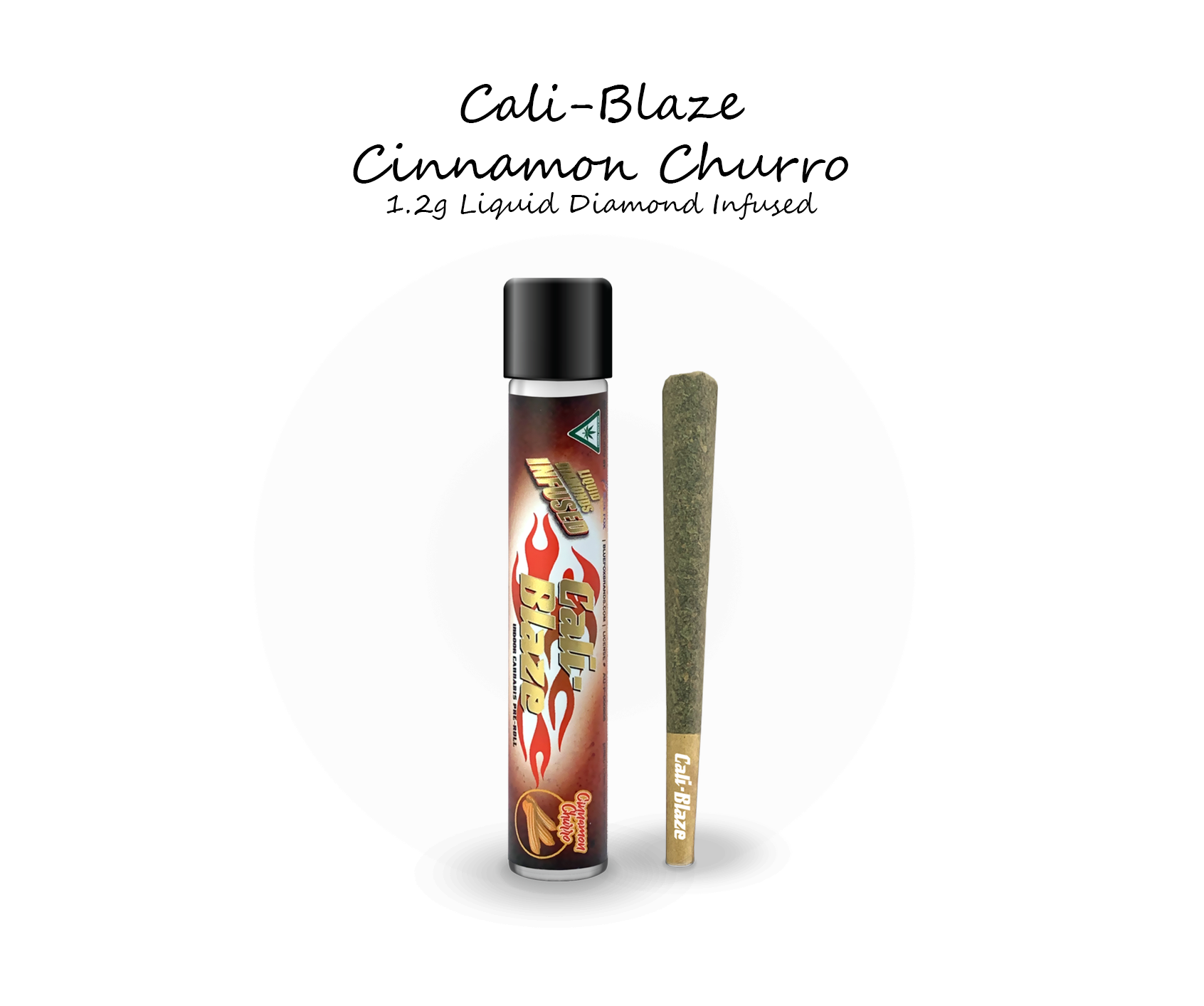 Photograph of product: Cali-Blaze | Cinnamon Churro | 1.2g Infused