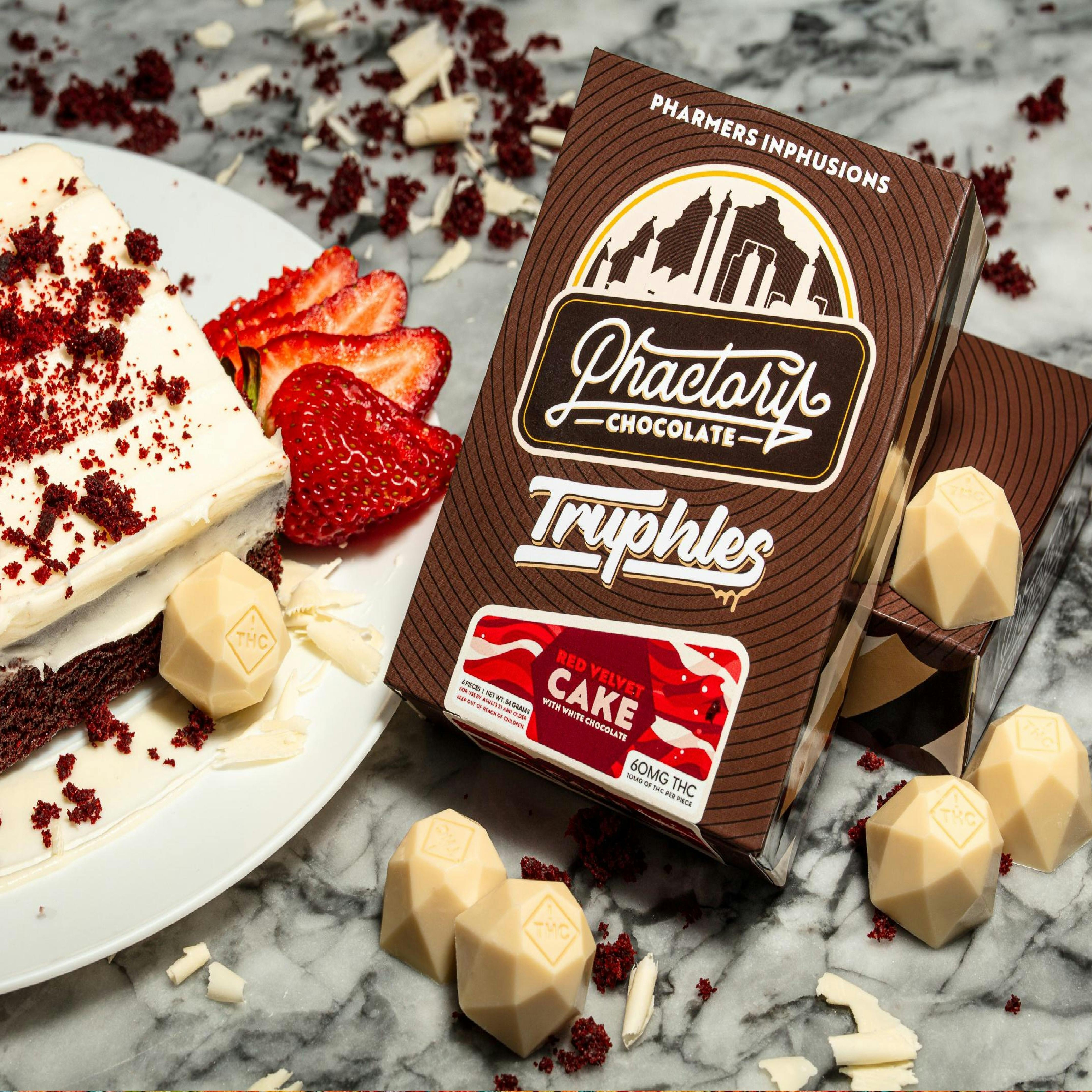 Photograph of product: Pharm Bar Red Velvet w/ white chocolate