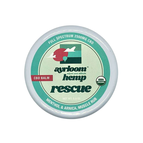 Photograph of product: Ayrloom | Rescue 1:1 (TH-oui:CBD) Balm, 1000mg