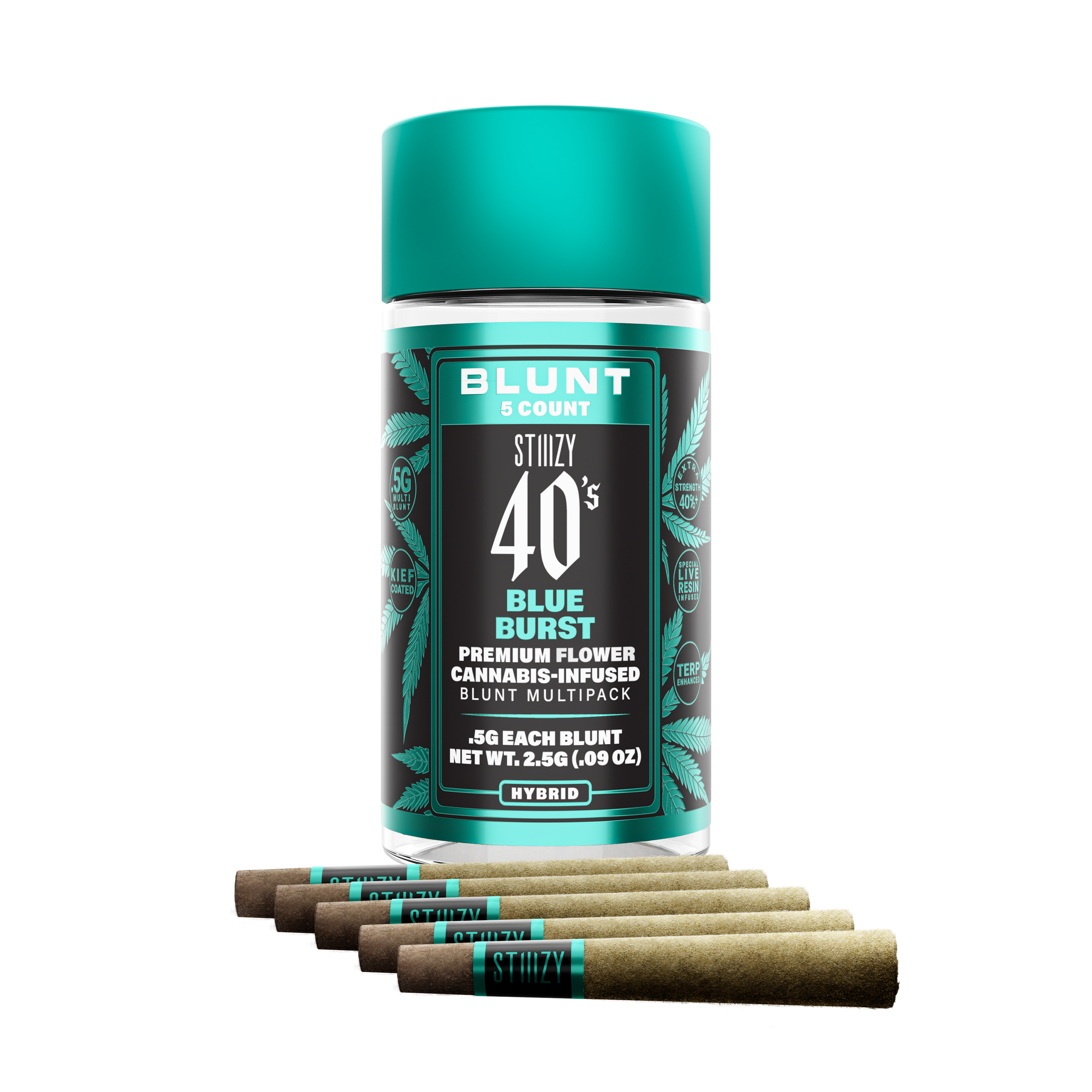 Photograph of product: Blunt Pack 2.5g Blue Burst