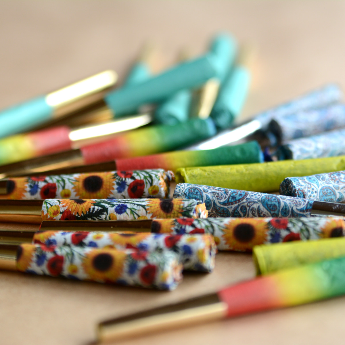 Photograph of product: Lady Gray Kief Kissed Pretty Prerolls - 7 x .5g Mimosa x Orange Punch - Hybrid