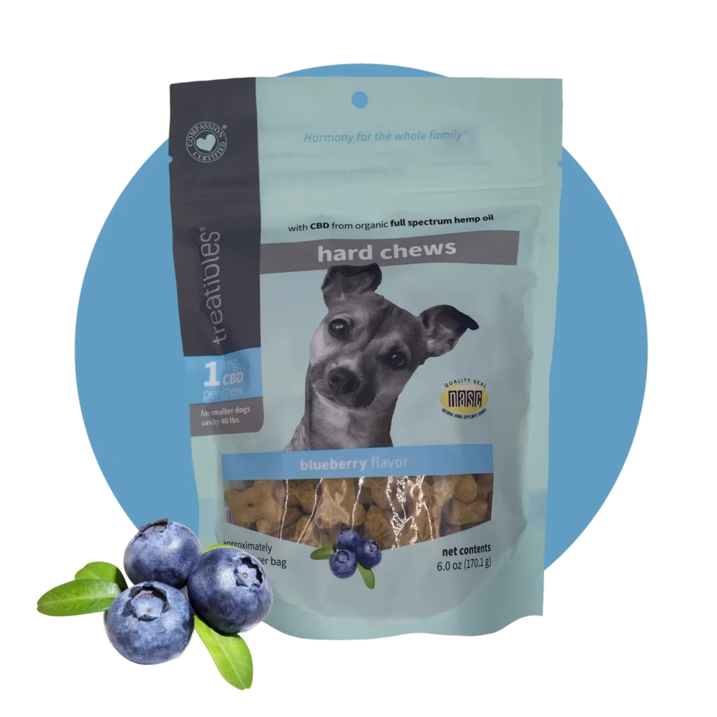 Photograph of product: Treatibles Blueberry Ease Small Hard Chew