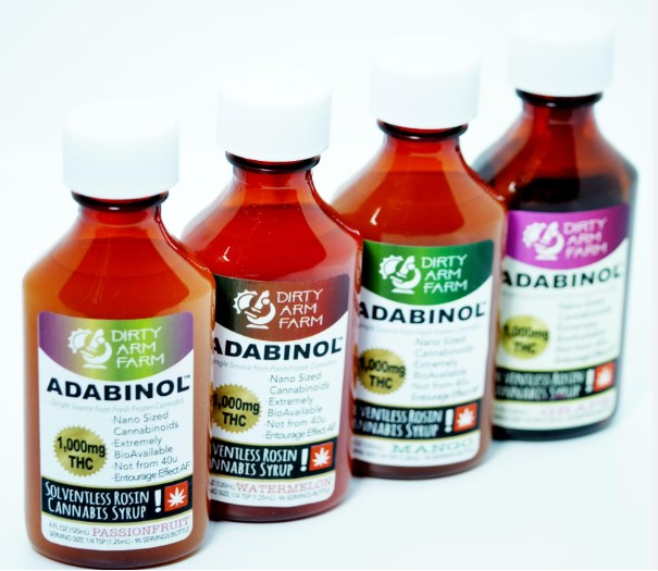 Photograph of product: Adabinol Nano Syrup | Mango | 1,000mg