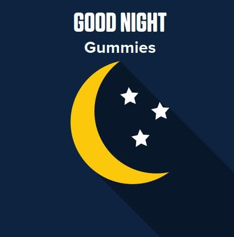 Photograph of product: GOOD Night Gummies 100mg 2:1:1 Tart Cherry
