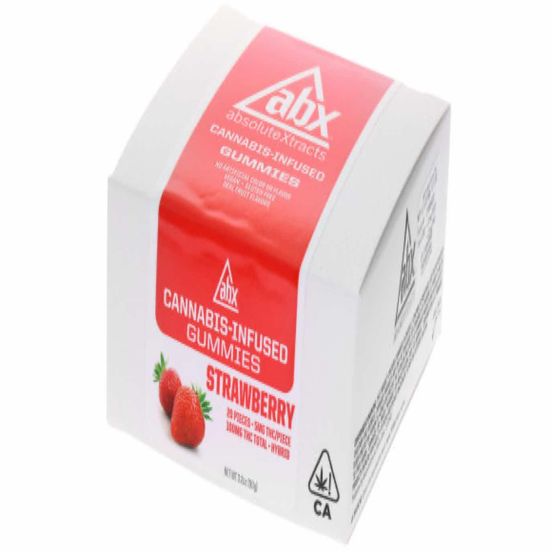 Photograph of product: [ABX] TH-oui Gummies - 100mg - Strawberry Haze (H) - 