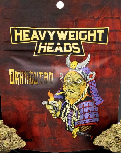 Photograph of product: Heavyweight Heads Orangutan Flower - 3.5g