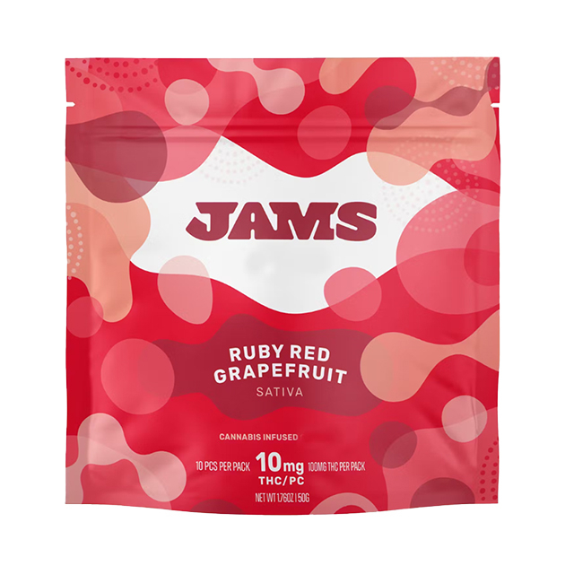Photograph of product: Ruby Red Grapefruit Gummies 100mg {58}