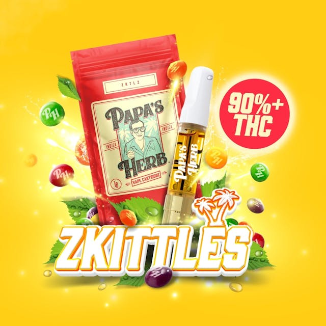 Photograph of product: Zkittles | 1g Cartridge - 