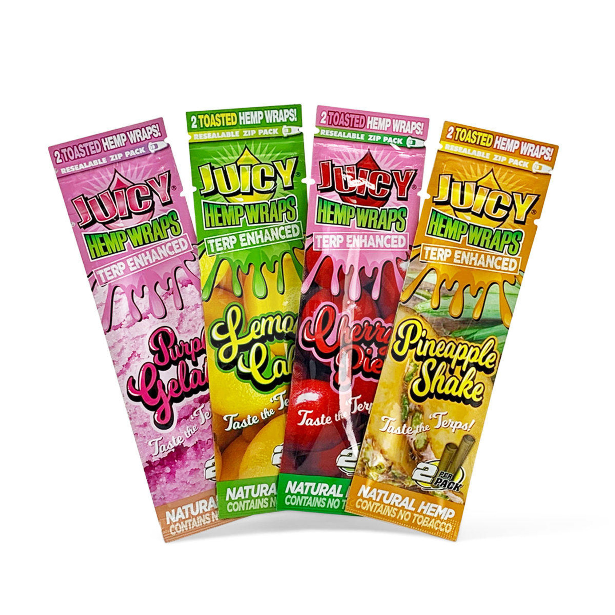 Photograph of product: Juicy Hemp Wraps Assorted Flavors