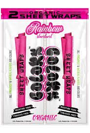 Photograph of product: Colors- Rainbow Sherbert - 2 Pack Rolling Papers - 