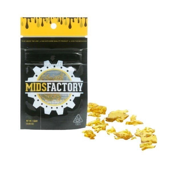 Photograph of product: MidsFactory - Banana Burger Shatter - 1g.